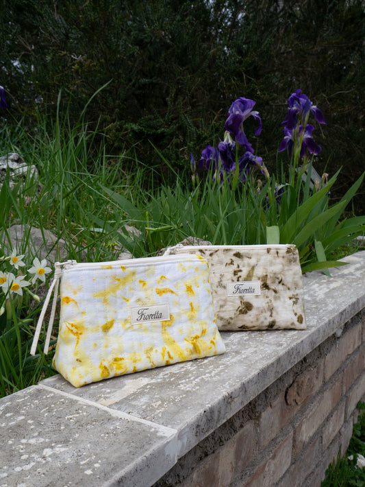 Quilted toiletry bag